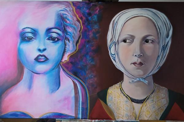 Tradition und Moderne im Dialog - Bilder von Margit Becker